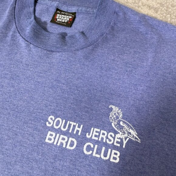 Vintage Single Stitch South Jersey Bird Club T-Shirt - Picture 3 of 5